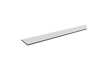 HPL Streifen 250x6mm Weiß