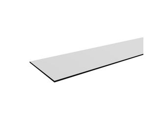 HPL Streifen 400x6mm Weiß