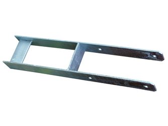 H-Pfostenanker 111 x 600mm kompl. H-Pfostenanker 111 x 600mm kompl.