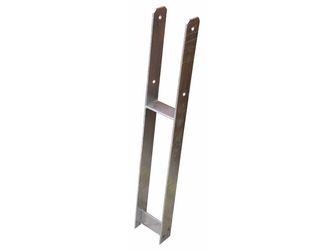 H-Pfostenanker 141 x 800mm kompl. H-Pfostenanker 141 x 800mm kompl.