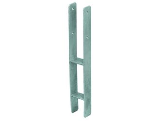 H-Pfostenanker 91 x 600mm kompl. H-Pfostenanker 91 x 600mm kompl.