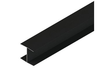 H-Verbindung 50x50, 62cm Anthrazit Alu-Fence Forsdal