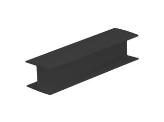H-Verbindungsprofil 18 /19mm Schwarz 260cm