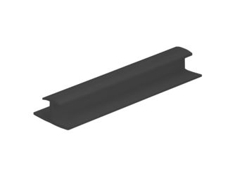 H-Verbindungsprofil 8mm Schwarz 250cm