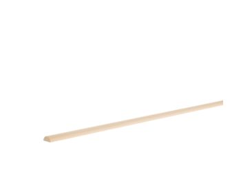 Halbrundstab Kiefer astrein 10x20x900mm Massiv, roh, Kurzlänge