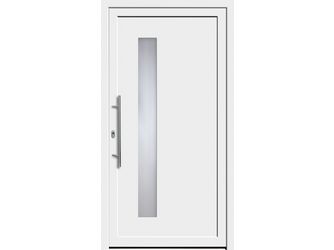 Haustür PLIETSCHE76 Modell 3 weiß ähnl. RAL 9016