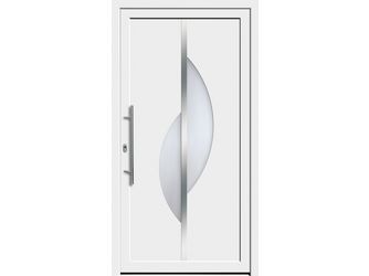 Haustür PLIETSCHE76 Modell 6 weiß ähnl. RAL 9016