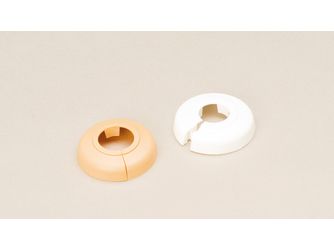 Heizkörperrosetten - Kunststoff selbsthaftend, innen Ø 18mm schwarz