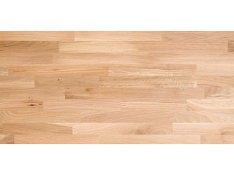 Hobby Leimholz Eiche 27x2500x400mm Bauplatte, keilgezinkte Lamelle, roh
