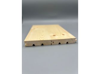Hobeldiele-A nord Fichte mit Zugnuten - 25x111mm 4200mm