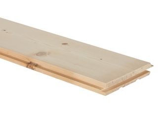 Hobeldiele nordische Kiefer unbehandelt u/s hobelfallend, 4-seitig Nut & Feder