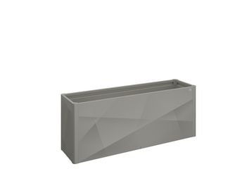HochBeet 2 x 0,5 X-Design quarzgrau- metallic 2010x530x770mm