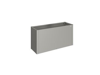 HochBeet Gr. 1,5x0,5 quarzgrau- metallic 1520x530x770mm