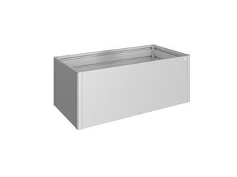HochBeet Gr. 2x1 silber- metallic 2010x1020x770mm