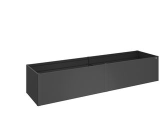 HochBeet Gr. 4x1 dunkelgrau- metallic 3970x1020x770mm
