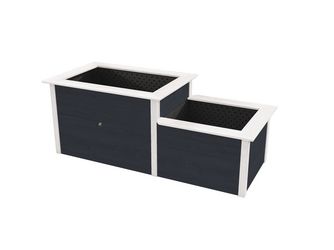 Hochbeet 205x79 21mm, ant, Stufe