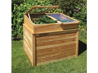 Hochbeet-Set Lucky und Luke Hochbeet inkl. Frühbeetaufsatz VE=006