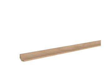 Hohlkehl Eiche roh 22x22x2400mm Massiv, Roh