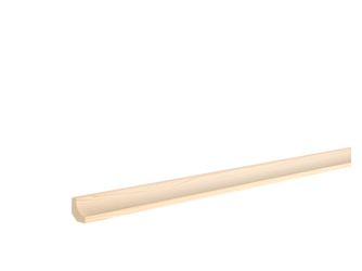 Hohlkehl Kiefer astrein roh 16x18x2400mm Massiv, Roh