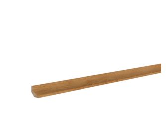 Hohlkehlleiste Eiche 22x22x2400mm Massiv, Endbehandelt