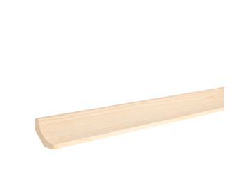 Hohlkehlleiste Kiefer astr. 33x33x2400mm Massiv, roh