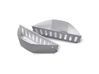 Holzkohlekörbe, 2 Stück