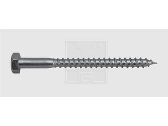 Holzschraube 6kt-Kopf 10x50, vz, DIN 571 Inhalt: 10