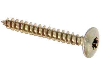 Holzschraube, Maxi-Fix, gelb verzinkt, SxL Ø6x50mm, Box à 4 St. Holzschraube, Maxi-Fix, gelb verzinkt, SxL Ø6x50mm, Box à 4 St.