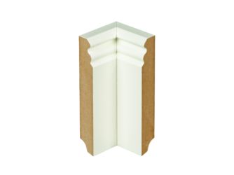 Innenecke SKL-P120 Matt Weiss 225x120x50mm (Inhalt: 1 Ecke)