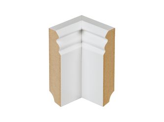 Innenecke SKL P90 Kristallweiß 225x120x50mm