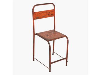 Java Barhocker Eisen orange Iron 340x350x890mm