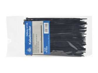 KABELBINDER SCHWARZ UV-BEST. 188 X 4,8 MM 100 STK