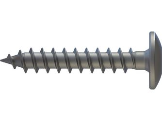 Kleinbeschlagschraube KBS Halbrundkopf TX VG  Stahl Ruspert silber  Chrom(VI)-frei