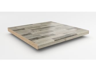 Küchenarbeitsplatte AF 30/133 eins. gerundet 3050x600mm BBL242 PoF ajaccio eiche