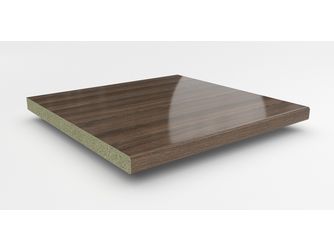 Küchenarbeitsplatte AF 40/133 Hydro beids. gerundet EI740 SI chalet eiche braun Küchenarbeitsplatte AF 40/133 Hydro beids. gerundet EI740 SI chalet eiche braun