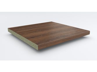 Küchenarbeitsplatte AF 40/133 Hydro eins. gerundet 4100x650mm AE761 In amerikanische eiche