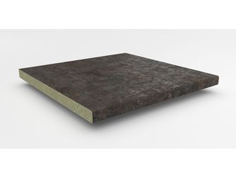 Küchenarbeitsplatte AF 40/133 Hydro einseitig gerundet ME873 CE metall versicolour Küchenarbeitsplatte AF 40/133 Hydro einseitig gerundet ME873 CE metall versicolour