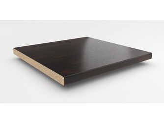 Küchenarbeitsplatte AF 40/133 eins. gerundet 3050x600mm BBL714 PoF noce butcherblock Küchenarbeitsplatte AF 40/133 eins. gerundet 3050x600mm BBL714 PoF noce butcherblock