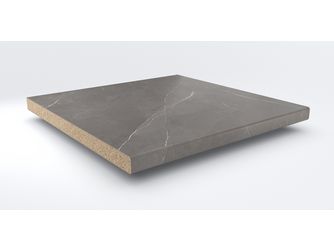 Küchenarbeitsplatte AF 40/133 eins. gerundet 3050x600mm MA424 Si marmor como Küchenarbeitsplatte AF 40/133 eins. gerundet 3050x600mm MA424 Si marmor como