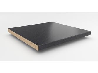 Küchenarbeitsplatte AF 40/133 eins. gerundet 3050x600mm SC134 PE schiefer dunkel Küchenarbeitsplatte AF 40/133 eins. gerundet 3050x600mm SC134 PE schiefer dunkel