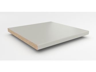 Küchenarbeitsplatte AF 40/133 eins. gerundet 3050x900mm A402 C hellgrau Küchenarbeitsplatte AF 40/133 eins. gerundet 3050x900mm A402 C hellgrau