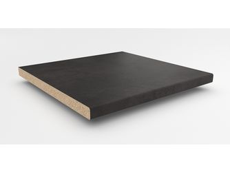 Küchenarbeitsplatte AF 40/133 einseitig gerundet FC410 PAT fine ceramic anthracite Küchenarbeitsplatte AF 40/133 einseitig gerundet FC410 PAT fine ceramic anthracite