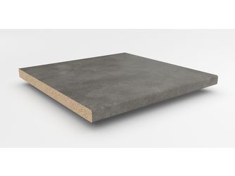 Küchenarbeitsplatte AF 40/133 einseitig gerundet FC440 PAT fine ceramic grey