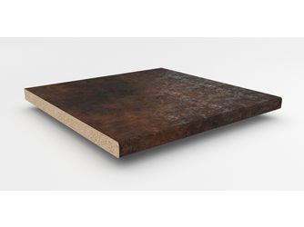 Küchenarbeitsplatte AF 40/133 einseitig gerundet H317 CE campino patina