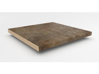 Küchenarbeitsplatte AF 40/133 einseitig gerundet H437 CE campino concrete