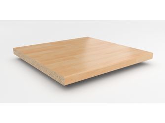 Küchenarbeitsplatte AF 40/133 einseitig gerundet BU37 POF buche parkett