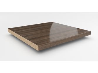 Küchenarbeitsplatte AF 40/133 einseitig gerundet EI740 SI chalet eiche braun