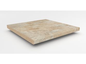 Küchenarbeitsplatte AF 40/133 einseitig gerundet JK372 CE jurakalk beige