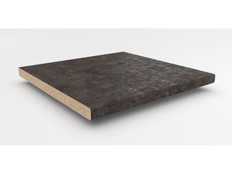 Küchenarbeitsplatte AF 40/133 einseitig gerundet ME873 CE metall versicolour