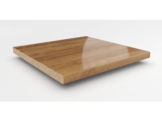 Küchenarbeitsplatte AF 40/133 eins. gerundet 5200x600mm EiL730 Si lago eiche dunkel